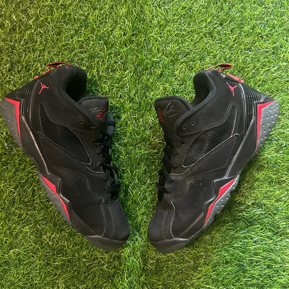 Nike Air Jordan MVP 92 Black Infrared Red Gs Size 7Y No Box